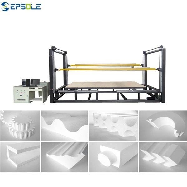 styrofoam cnc cutting machine and products